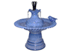 Garden & Pot Accessories > Bird Bath & Fountain Series
Table Top Fountain and Bath : Running Blue