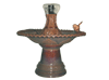 Garden & Pot Accessories > Bird Bath & Fountain Series
Table Top Fountain and Bath : Running Brown