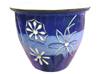 Garden Accessories, Pots & Planters > Malay Series
Flat Rim Malay Pot : Flower Carving #309 (Imperial Blue)