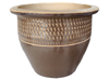 Garden Accessories, Pots & Planters > Malay Series
Flat Rim Malay Pot : Carving Art #303 (Saddle Brown)