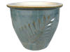 Garden Accessories, Pots & Planters > Malay Series
Flat Rim Malay Pot : Leaf Carving #306 (Imperial Green)