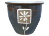 Garden Accessories, Pots & Planters > Malay Series
Flat Rim Malay Pot : Flower Carving #311 (Running Brown)