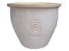 Garden Accessories, Pots & Planters > Malay Series
Flat Rim Malay Pot : Stamped Design #301 (Lavender)