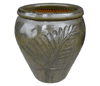 Clay Pots & Planters > Urn Series
HaiNam Urn : Design #307:<br>Rim Glazed (Dark Forest Green)