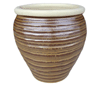 Clay Pots & Planters > Urn Series
HaiNam Urn : Design #304:<br>Rim Unglazed (Saddle Brown)