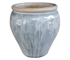 Clay Pots & Planters > Urn Series
HaiNam Urn : Design #305:<br>Rim Glazed (Blue/Lavender)