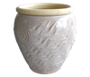 Clay Pots & Planters > Urn Series
HaiNam Urn : Stamped Design #307:<br>Rim Unglazed (Lavender)