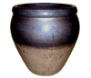 Clay Pots & Planters > Urn Series
HaiNam Urn : Two Tone (Matte Black/Capuchino)