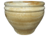 Flower Pots, Pots & Planters > Malay Series
Scalloped Wing Pot : Plain Color (Falling Beige)