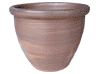 Frost Proof Pots & Planters > Malay Series
Round Rim Malay Pot : Plain Unglazed (Washed Brown)