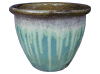 Frost Proof Pots & Planters > Malay Series
Round Rim Malay Pot : Plain Color (Waterfall on Green)