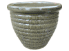 Frost Proof Pots & Planters > Malay Series
Round Rim Malay Pot : Special Art Design: Squares I (Ocean Green)