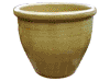 Frost Proof Pots & Planters > Malay Series
Round Rim Malay Pot : Plain Color (Honey)