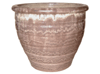 Frost Proof Pots & Planters > Malay Series
Round Rim Malay Pot : Loose Coil Design (Milky Brown)