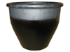 Frost Proof Pots & Planters > Malay Series
Round Rim Malay Pot : Two Tone (Matte Black/Shining Black)