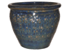 All Weather Pots & Planters > Malay Series
Malay Belly Pot : Scallop Design (Blue/Green Mixed)