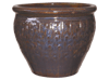 All Weather Pots & Planters > Malay Series
Malay Belly Pot : Scallop Design (Shining Brown)