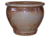 All Weather Pots & Planters > Malay Series
Malay Belly Pot : Rim Glazed (Falling Brown)