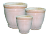 Garden Pottery Pots & Planters > Egg Series
New Egg Pot : Dense Coil Design (Off White)