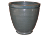 Garden Pottery Pots & Planters > Egg Series
New Egg Pot : Dense Coil Design (Running Green)