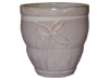 Garden Pottery Pots & Planters > Egg Series
New Egg Pot : Embossed Double Stripe Lines (Running Creme)