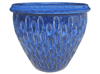 Frost Resistant Pots & Planters > Malay Series
New Rim Malay Pot : Special Art Design: Rain Drops (Imperial Blue)