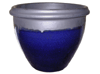 Frost Resistant Pots & Planters > Malay Series
New Rim Malay Pot : Two Tone (Matte Black/Blue)