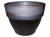 Wholesale Asian Pottery Pots & Planters > Stackable Series
Round Rim Planter : Two Tone (Matte Black/Shining Black)