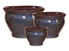 Wholesale Flower Pots & Planters > Necked Series
Short Necked Pot : Rim Glazed (Shining Brown)