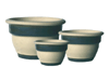 Wholesale Garden Supplier, Pots & Planters > Stackable Series
Squat Bell Pot : Centre Plain (Running Green)