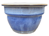 Wholesale Garden Supplier, Pots & Planters > Stackable Series
Squat Bell Pot : Two-Tone Design (Running Light Blue)