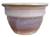 Wholesale Garden Supplier, Pots & Planters > Stackable Series
Squat Bell Pot : Two-Tone Design (Running Light Brown)