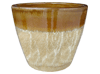 Flower Pots & Planters > Cone/Cylinder Series
Squat Cone Pot : Two-Tone Design (Honey/Cream)