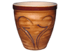 Terracotta Pots & Planters > Egg Series
Standard Egg Pot : Carving Art #142 (Washed Brown)