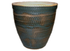 Terracotta Pots & Planters > Egg Series
Standard Egg Pot : Scallop Design (Green Wave Brush)