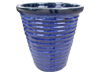 Wholesale Garden Accessories, Pots & Planters > Stackable Series
Storm Pot : Special Art Design: Ribbed (Imperial Blue)