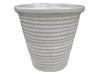Wholesale Garden Accessories, Pots & Planters > Stackable Series
Storm Pot : Special Art Design: Ribbed (Dimple White)