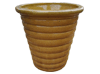 Wholesale Garden Accessories, Pots & Planters > Stackable Series
Storm Pot : Special Art Design: Ribbed (Golden Honey)