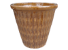 Wholesale Garden Accessories, Pots & Planters > Stackable Series
Storm Pot : Special Art Design: Vertical Grooves (Brown)