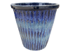 Wholesale Garden Accessories, Pots & Planters > Stackable Series
Storm Pot : Special Art Design: Vertical Grooves (Falling Blue)