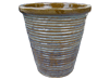 Wholesale Garden Accessories, Pots & Planters > Stackable Series
Storm Pot : Special Art Design: Ribbed (Running Olive Green)