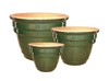 Wholesale Container Gardening, Pots & Planters > Stackable Series
Tall Bell Pot : Rim Unglazed (Jade Green)