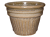 Wholesale Container Gardening, Pots & Planters > Stackable Series
Tall Bell Pot : Straight Bars Design (Falling Brown/Creme)