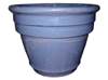 Wholesale Container Gardening, Pots & Planters > Stackable Series
Tall Bell Pot : Rim Glazed (Running Sky Blue)