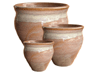 Wholesale Clay Pots & Planters > Necked Series
Tall Necked Pot : Rim Glazed (Running Honey)