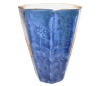 Wholesale Frost Proof Pots & Planters > Tall Planter Series
Tall Octagonal Planter : Flower Carving #201 (Blossom Blue) 