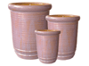 Flower Pots & Planters > Tall Planter Series
Tall U Planter : Dense Coil Design (Falling Honey/Creme)