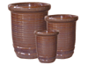 Flower Pots & Planters > Tall Planter Series
Tall U Planter : Dense Coil Design (Running Brown)