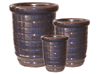 Flower Pots & Planters > Tall Planter Series
Tall U Planter : Loose Coil Design (Metallic Dark Brown)