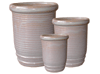 Flower Pots & Planters > Tall Planter Series
Tall U Planter : Dense Coil Design (Running Cream)